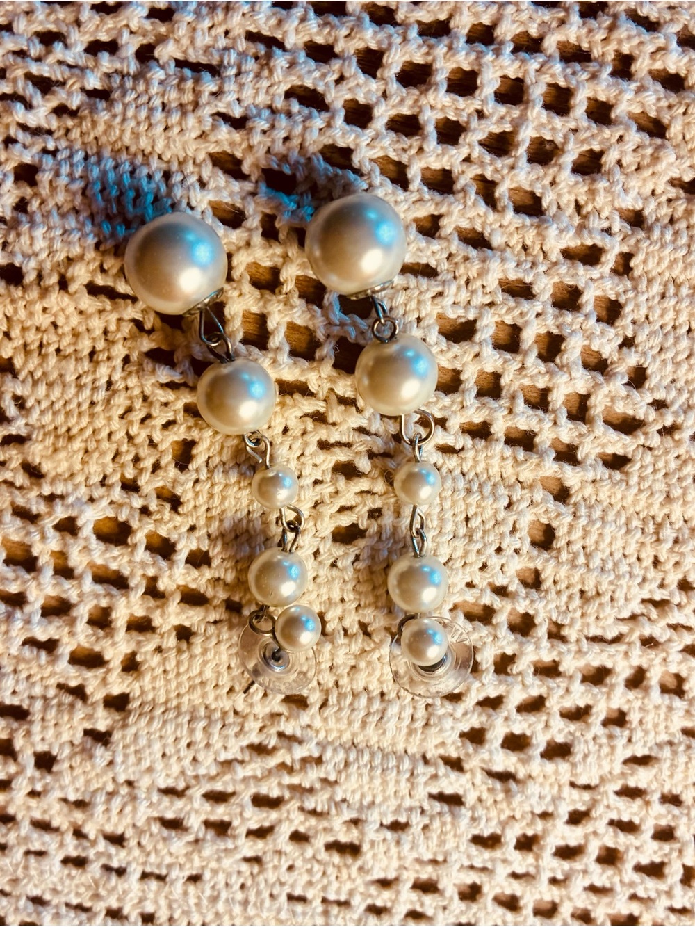 Classic White Pearl Drop Earrings - Timeless Women’s Jewelry